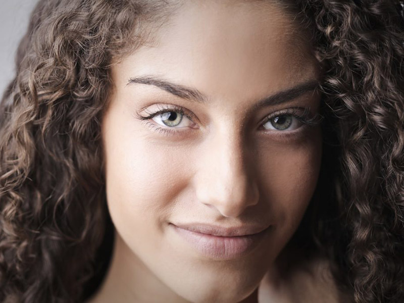 Young woman smiling