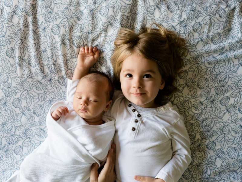Two baby boys