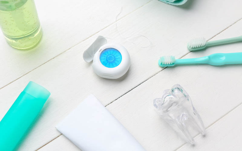 Brushing and flossing