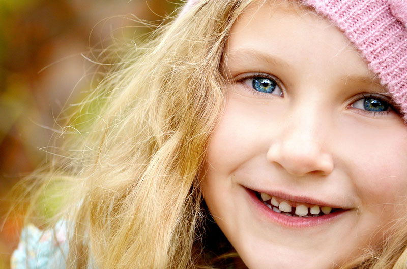 A small Girl Smiling