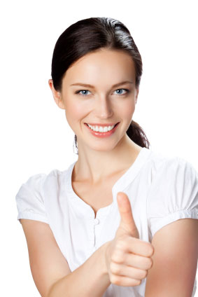 Woman saying keep it up