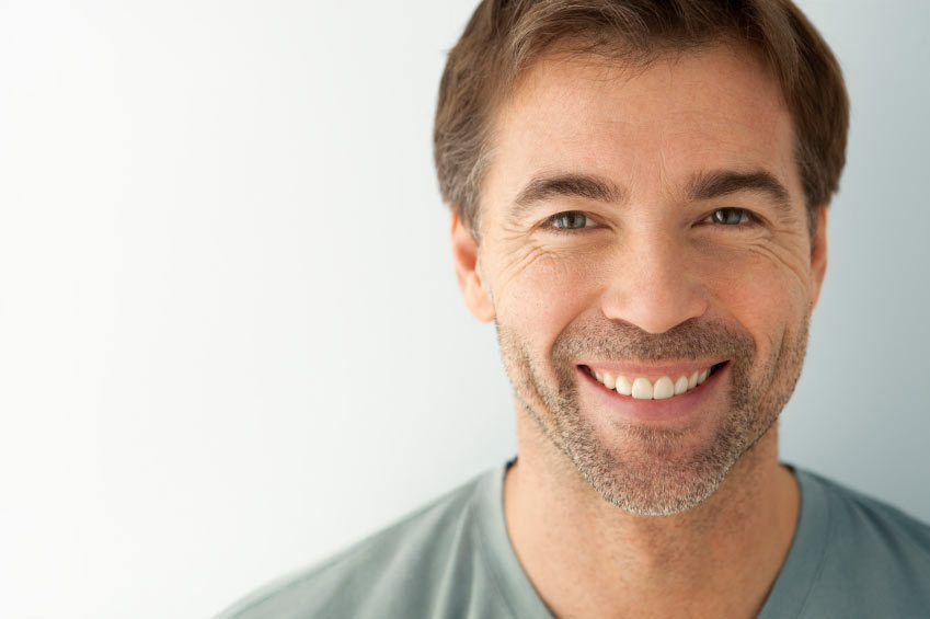 young man smiling
